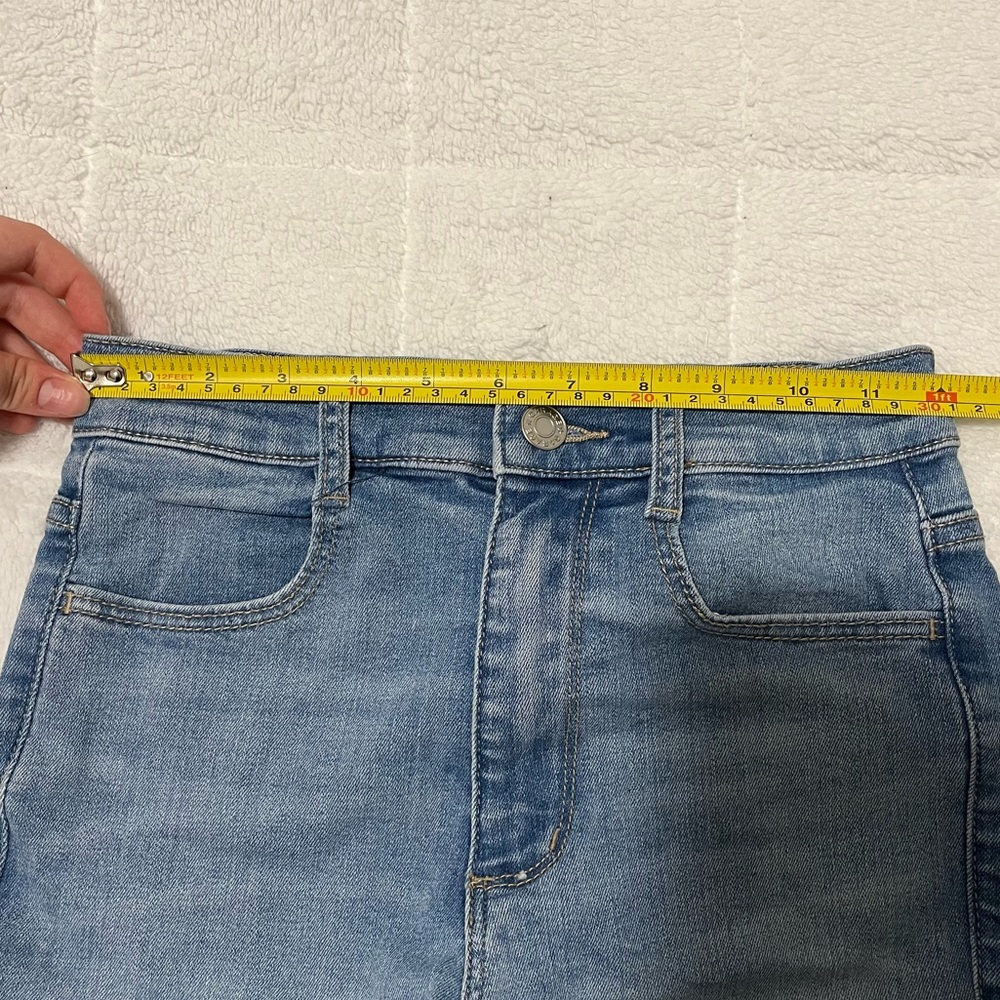 GARAGE HIGH RISE DENIM SHORTS - Picture 6 of 7